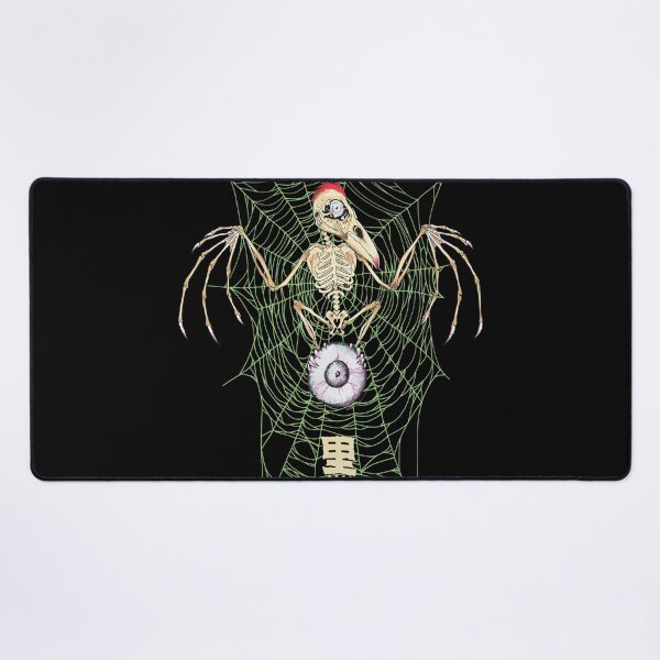 Item preview, Skeletal Bird, Web, and Eyeball Macabre Art designed and sold by BRIANLLIAM.