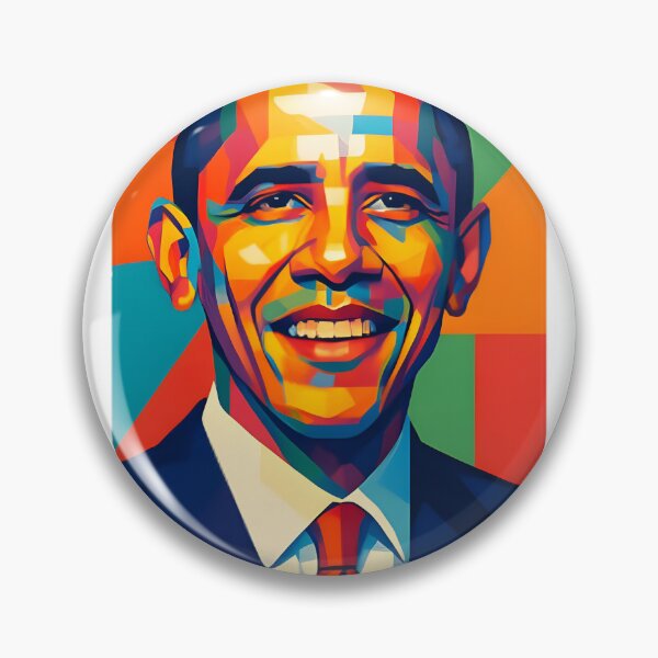 Item preview, Colorful Barrack Obama Pop Art Portrait Design designed and sold by Dyonn.