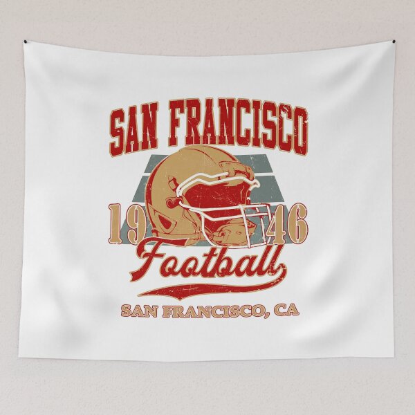 Item preview, SF City Football Vintage Retro Helmet designed and sold by AdariusBice01.