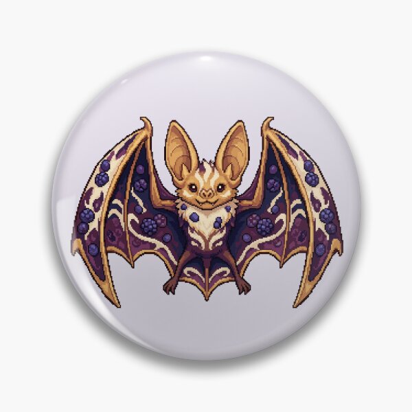Item preview, Enchanted Blackberry Bat Familiar designed and sold by PixelBrujeria.