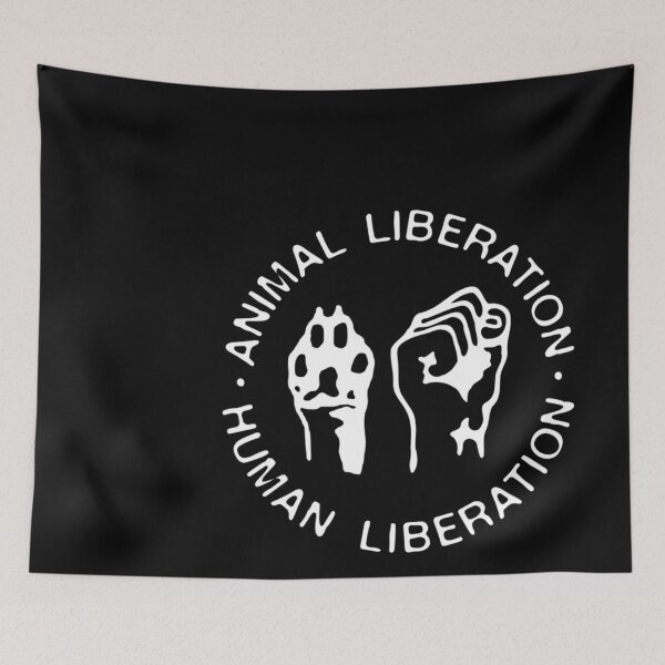 Item preview, Animal Rights Liberation Human Liberation designed and sold by ryswaxlere.