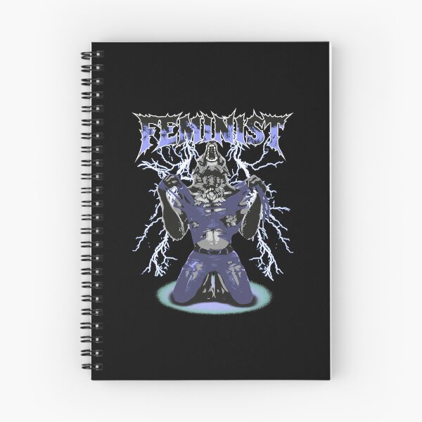 Item preview, Feminist Wolf Transformation Metal Art designed and sold by NICOLKITCHE.