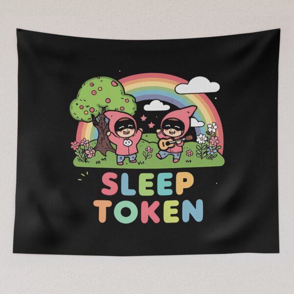 Item preview, Rainbow SleepTokens Band Cartoon designed and sold by AMINEAIT.