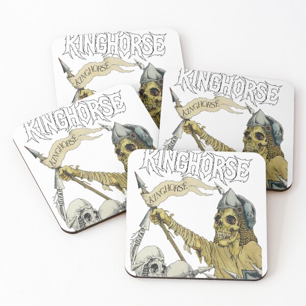 Item preview, Kinghorse Skeleton Warrior Banner Art designed and sold by BRIANLLIAM.