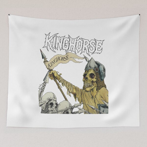 Item preview, Kinghorse Skeleton Warrior Banner Art designed and sold by BRIANLLIAM.