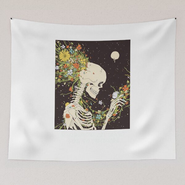 Item preview, Skeleton with Flowers Growing from Head designed and sold by BRIANLLIAM.