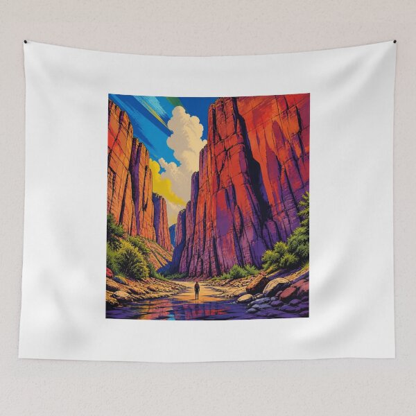 Item preview, Oak Creek Canyon designed and sold by Artnovalty.redbubble.com.