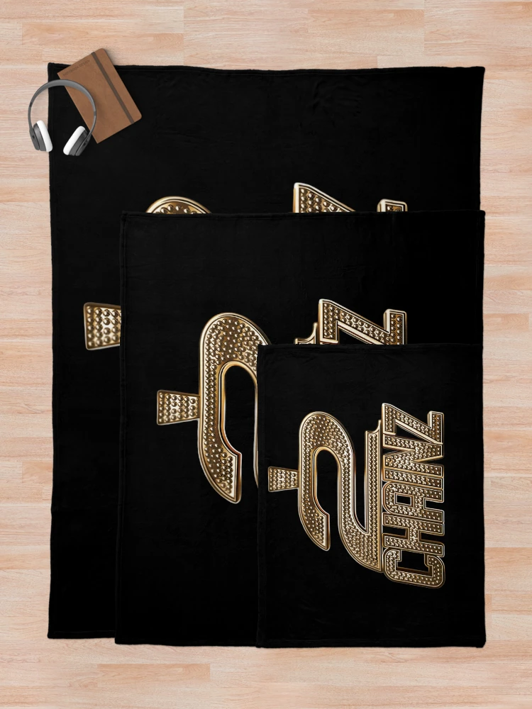 Thumbnail 5 of 6, Throw Blanket, Chainz Logo Rapper designed and sold by VisualNarrative.