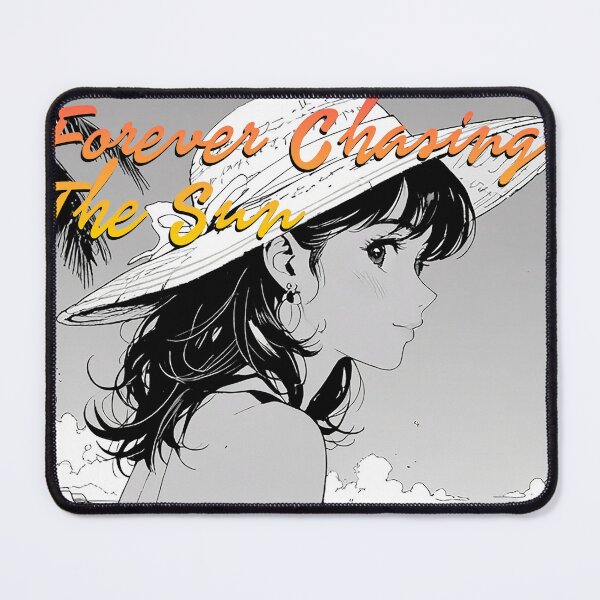 Item preview, Beautiful manga-style girl at the beach—for lovers of the sun, sand, and sea. designed and sold by UrbanTRIP.