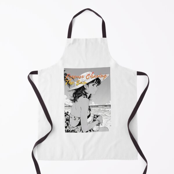 Item preview, Beautiful manga-style girl at the beach—for lovers of the sun, sand, and sea. designed and sold by UrbanTRIP.