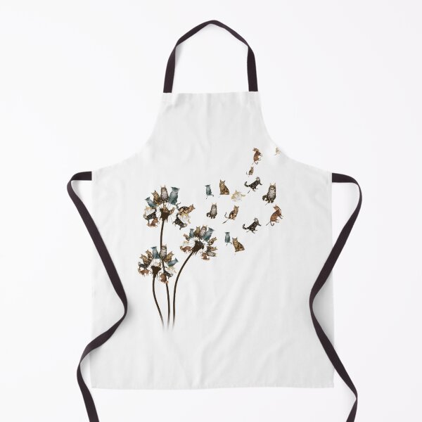 Item preview, Cute Cat with Dandelion Illustration - Adorable Feline Nature Design designed and sold by tlcgiftcenter.