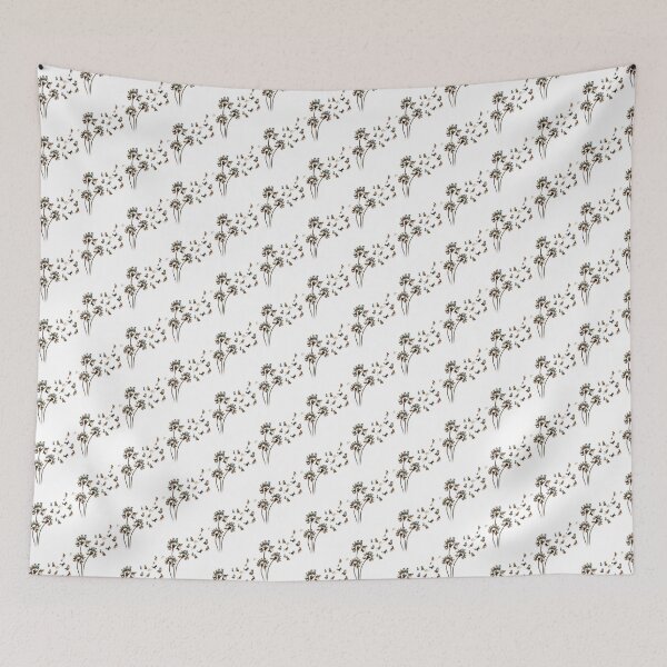 Item preview, Cute Cat with Dandelion Illustration - Adorable Feline Nature Design designed and sold by tlcgiftcenter.