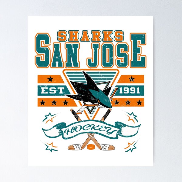 Item preview, Retro Hockey Team San Jose Est 1991 designed and sold by anaCryder.