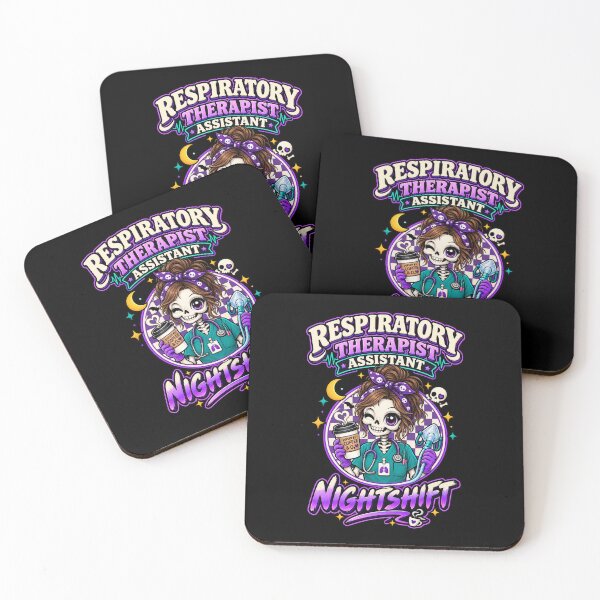 Item preview, Respiratory Therapist Assistant Nightshift Female Skeleton Checkered Coffee designed and sold by ClinicalHubs.