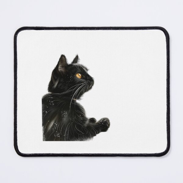 Item preview, Cat | Black & White Cat | Minimal Pet Aesthetic Art designed and sold by Mandayartstudio.