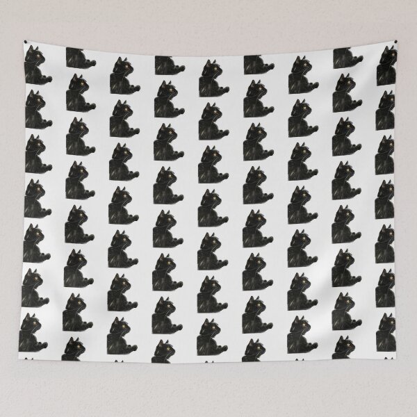 Item preview, Cat | Black & White Cat | Minimal Pet Aesthetic Art designed and sold by Mandayartstudio.