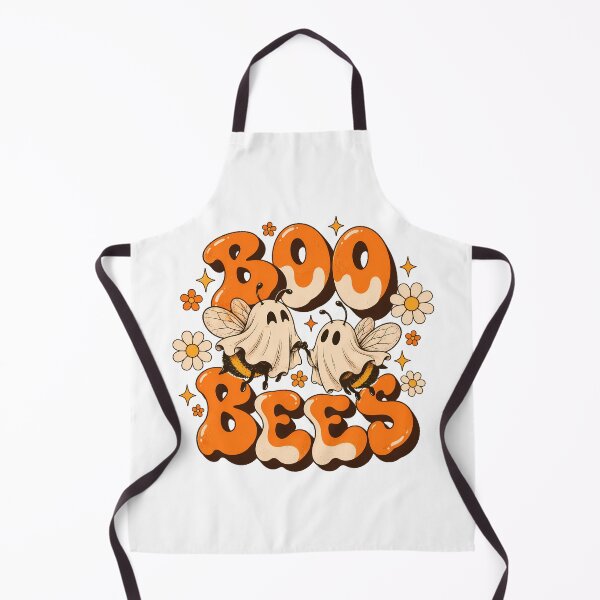 Item preview, Ghost Bee Groovy Flower Insect Halloween Spooky Pun designed and sold by chattsuede.