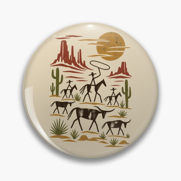 Item preview, Primitive Cowboy Cave Art Graphic designed and sold by JonelCrafts.