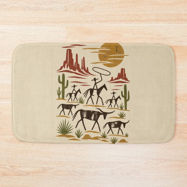 Artikelvorschau, Primitive Cowboy-Höhlenkunst-Grafik entworfen und verkauft von JonelCrafts.