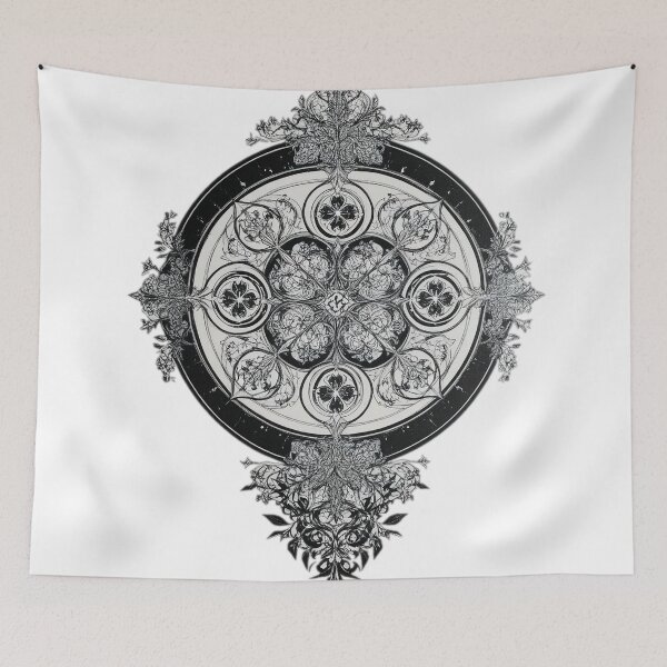 Item preview, Floral Mandala Line Art designed and sold by s-syoka.