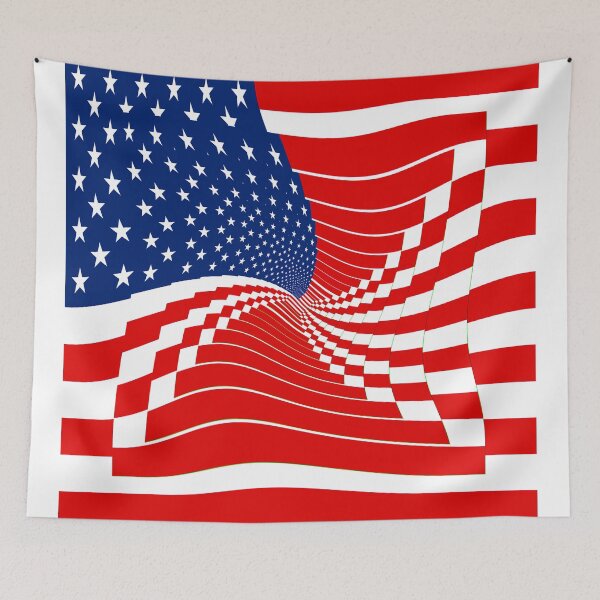Item preview, Infinite American Flag designed and sold by BuzzDalways.