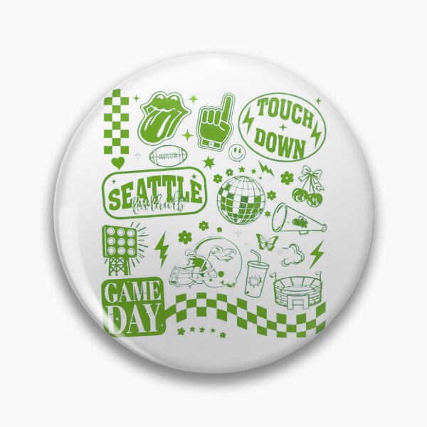 Item preview, Seattle Football Game Day Retro Graphic designed and sold by AdariusBice01.