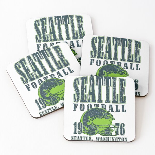 Item preview, Seattle Football Retro Helmet 1976 Tee designed and sold by Axel1985.