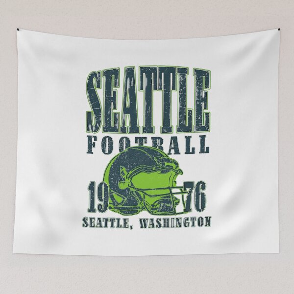 Item preview, Seattle Football Retro Helmet 1976 Tee designed and sold by Axel1985.