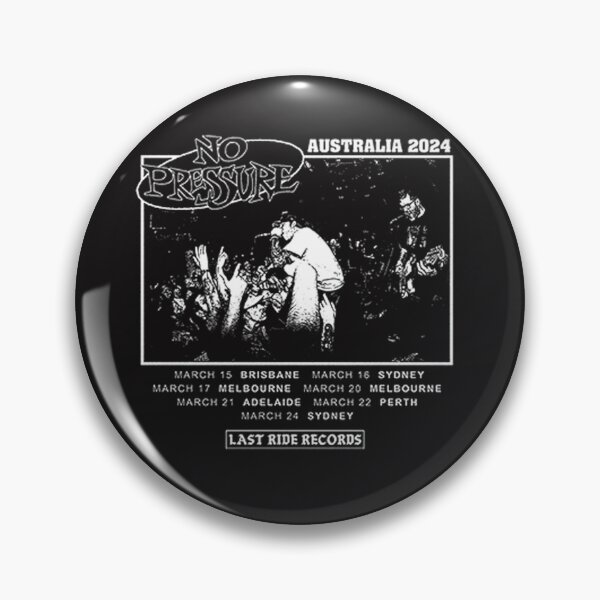 Item preview, No Pressure Australia Tour designed and sold by Xotoshirt.