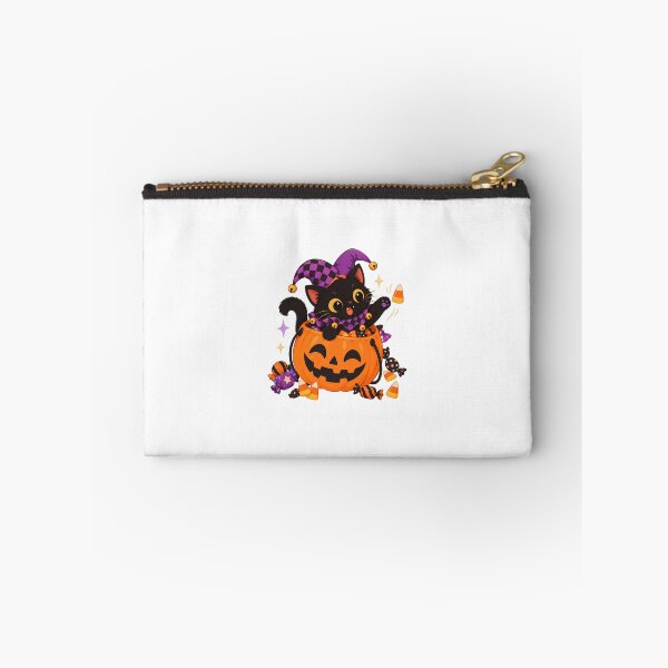 Item preview, Pumpkin Cat Spooky Candy Bucket Halloween designed and sold by chattsuede.