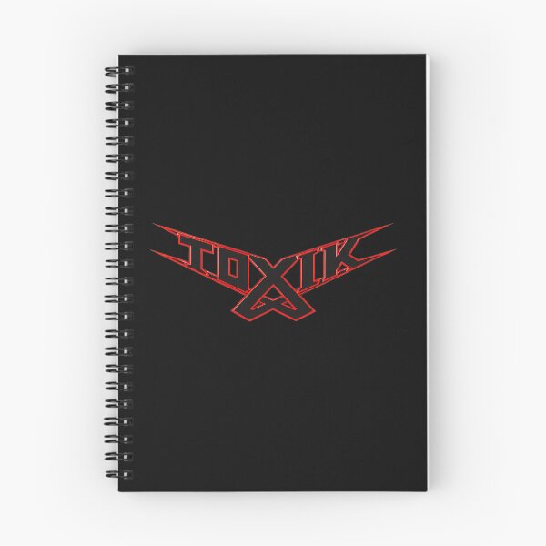 Item preview, TOXIK Stylized Lettering Bold Red Accent designed and sold by BrianBecker68.