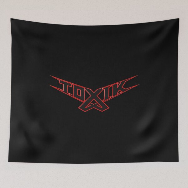 Item preview, TOXIK Stylized Lettering Bold Red Accent designed and sold by BrianBecker68.