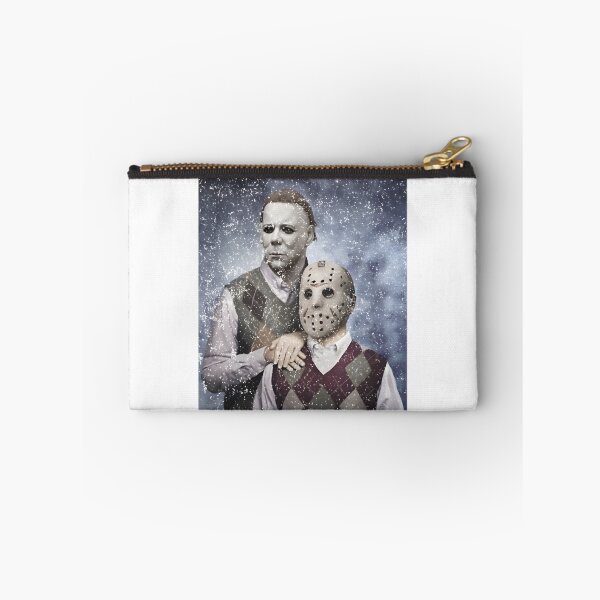 Item preview, Michael Myers and Jason Voorhees Step Brothers Funny Horror Movie Characters Halloween Design designed and sold by Shippedit.