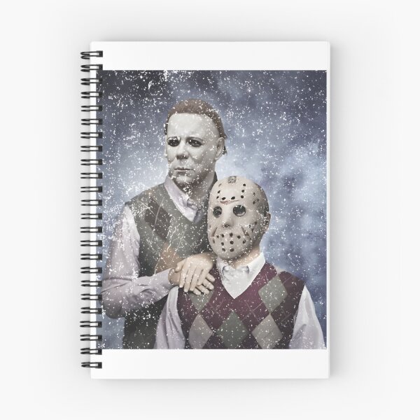 Item preview, Michael Myers and Jason Voorhees Step Brothers Funny Horror Movie Characters Halloween Design designed and sold by Shippedit.