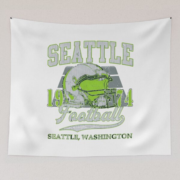 Item preview, Seattle Football Retro Vintage Helmet designed and sold by ezemannan.