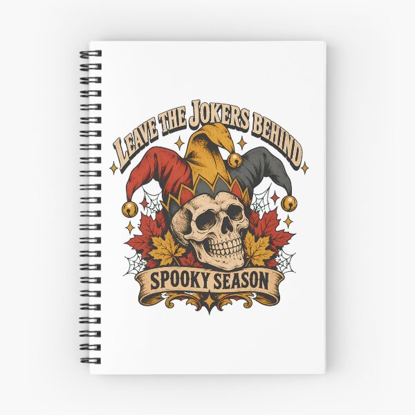 Item preview, Jester Skull Tattoo Autumn Foliage Gothic Halloween designed and sold by chattsuede.