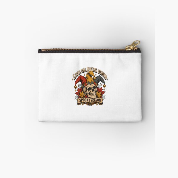 Item preview, Jester Skull Tattoo Autumn Foliage Gothic Halloween designed and sold by chattsuede.