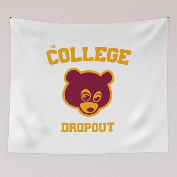 Item preview, Funny College Dropout Bear Retro Student Failure Hip Hop Inspired Graphic designed and sold by Suzyshackfelt.