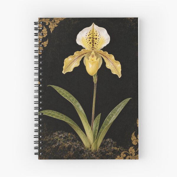Item preview, Krabi Yellow Slipper Orchid – Thai Botanical Art designed and sold by BangkokFineArt.