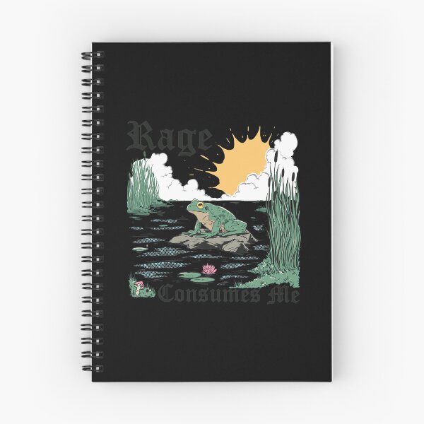 Item preview, Rage Consumes Me Frog Pond Art designed and sold by NICOLKITCHE.
