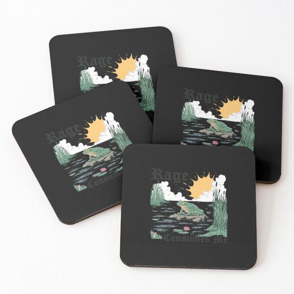 Item preview, Rage Consumes Me Frog Pond Art designed and sold by NICOLKITCHE.