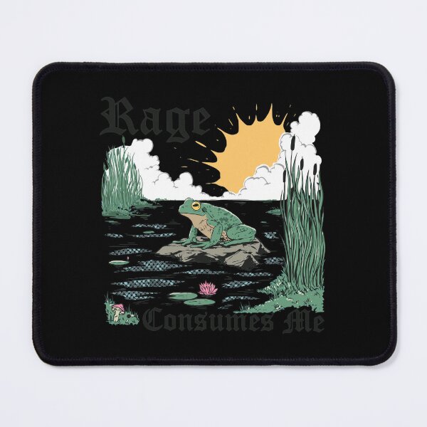 Item preview, Rage Consumes Me Frog Pond Art designed and sold by NICOLKITCHE.