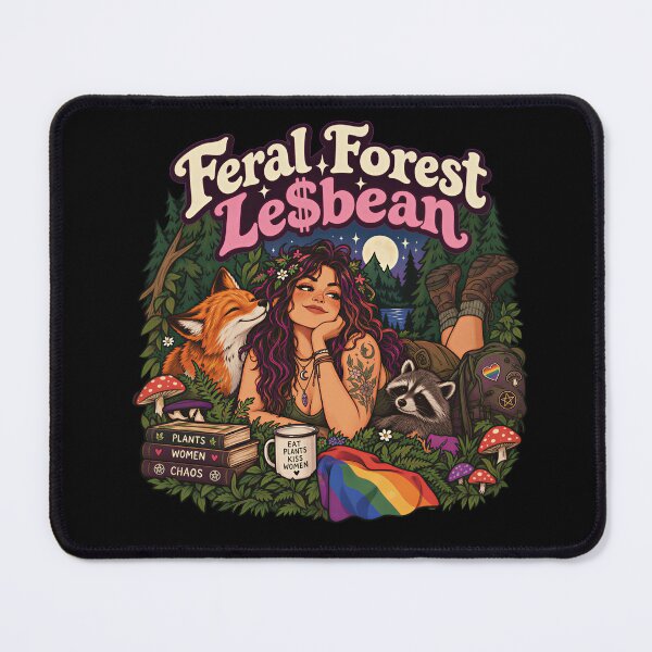 Item preview, Feral Forest Le$bean designed and sold by KarMarieCrafts.