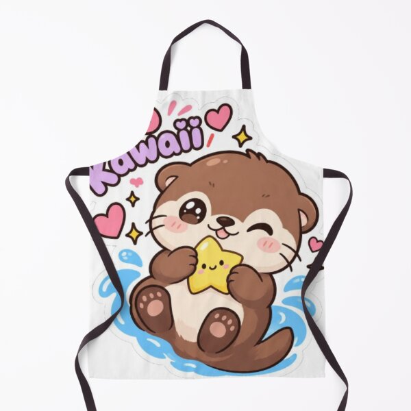 Item preview, Cute kawaii otter sticker designed and sold by Vegasstickers.