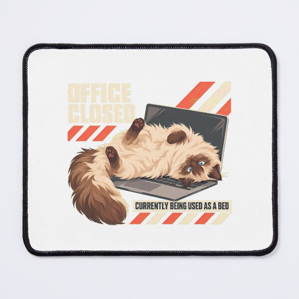 Item preview, Laptop Cat Sleeping On Keyboard Remote Worker designed and sold by chattsuede.