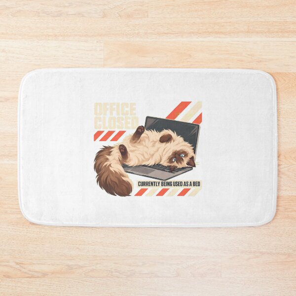 Item preview, Laptop Cat Sleeping On Keyboard Remote Worker designed and sold by chattsuede.