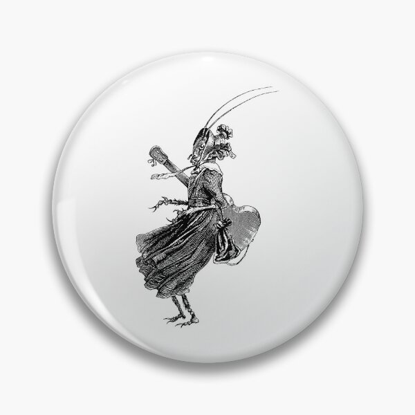 Item preview, The Grasshopper from “The Ant and the Grasshopper, 1838 by J.J. Grandville designed and sold by Hedrin.