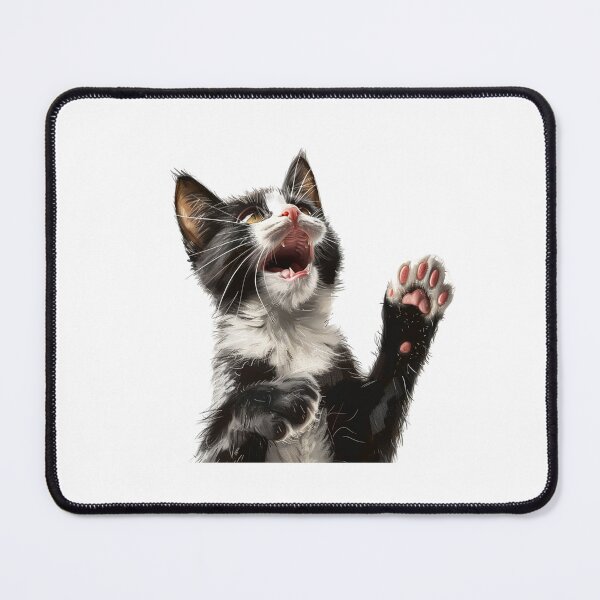 Item preview, Cat | Black & White Cat | Minimal Pet Aesthetic Art designed and sold by Mandayartstudio.