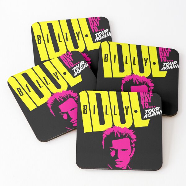 Aperçu de l'œuvre Billy Idol est de retour en tournée pour sa tournée « It's A Nice Day To... » ! créée et vendue par VisualNarrative.