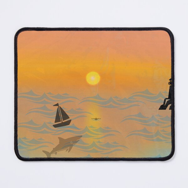 Item preview, Visit Amity Island Vintage Beach Poster Funny Parody designed and sold by Mircea786.